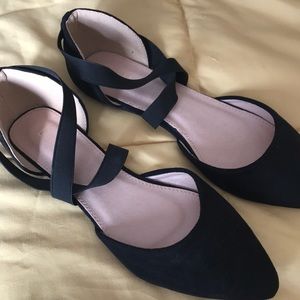 Black flats